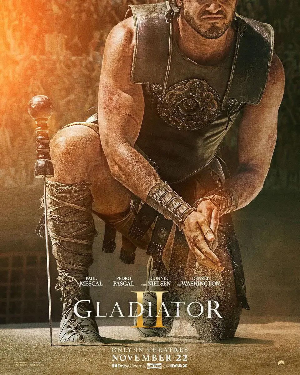 اولین پوستر رسمی فیلم Gladiator 2